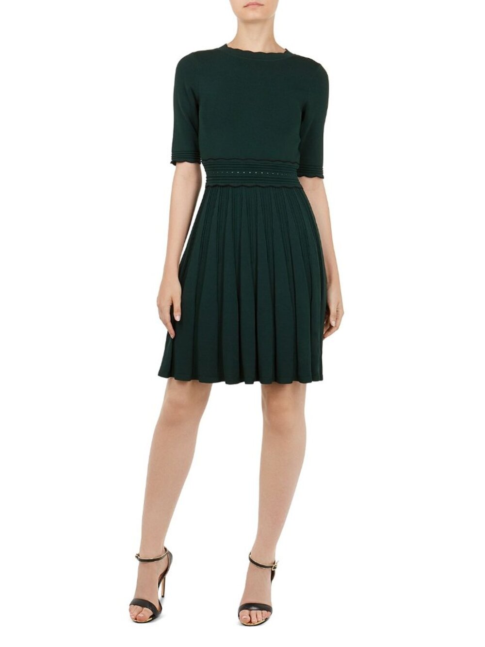 Ted Baker Green Knit Dress Size 2